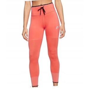 Nike Air Orange 7/8 Running Tights/Leggings Small
